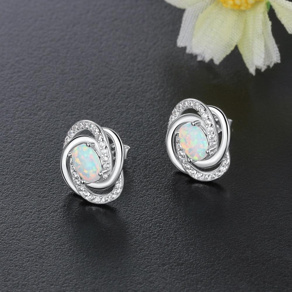 Spiral Pattern Ear Stud Women Ear Jewelry