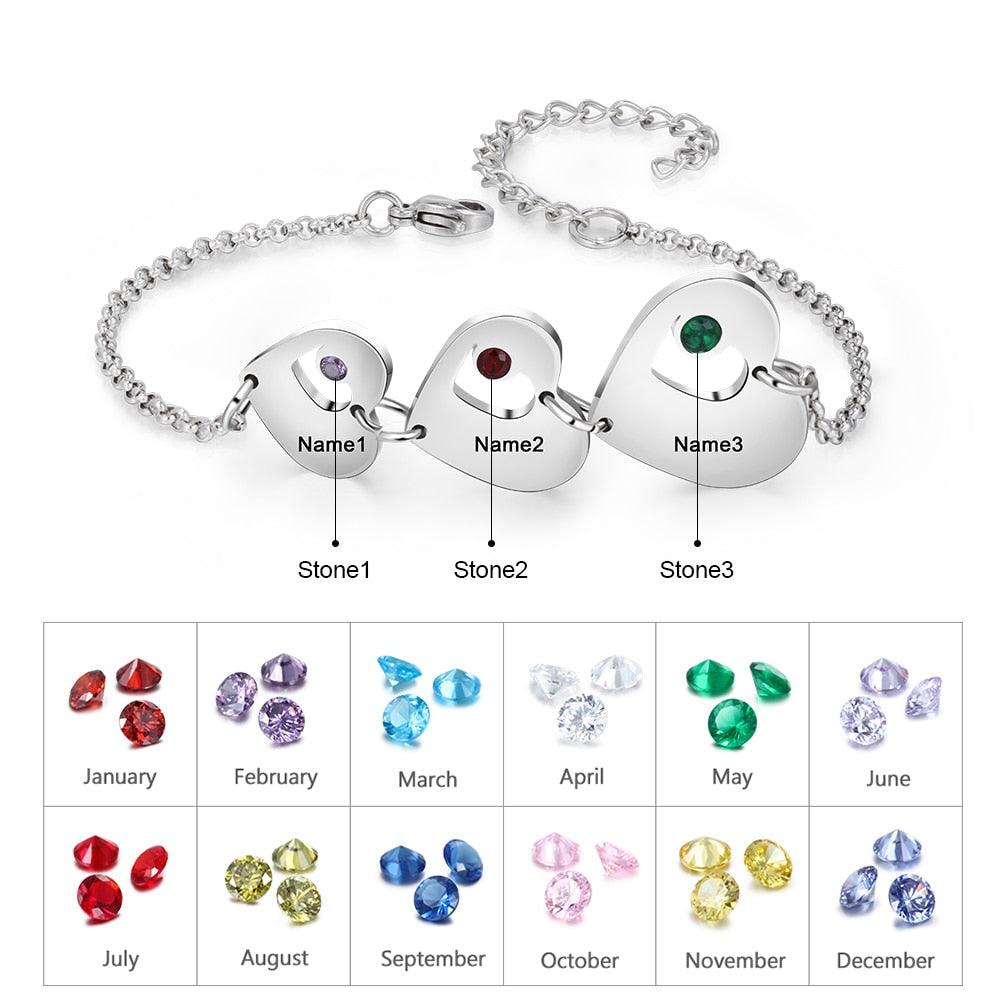 Stainless Steel Bracelet- Personalized Bracelet for Women