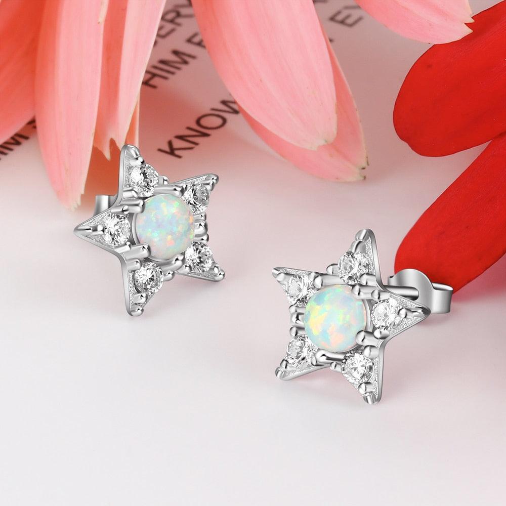 925 Sterling Silver Earrings for Women Cubic Zirconia Stud Earrings for Women