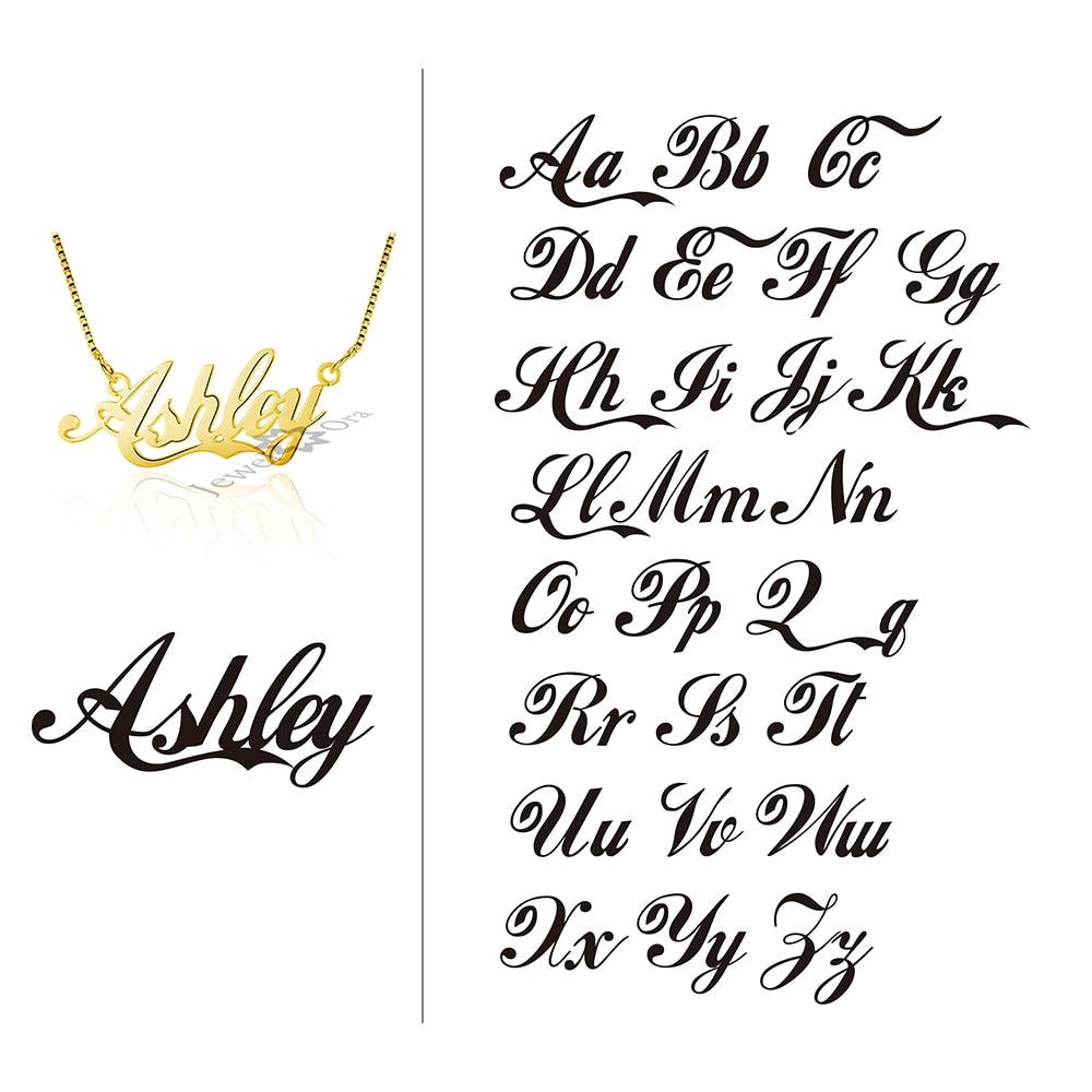 Personalized Women Necklace with Custom Nameplate Pendant Necklace, Jewelry Gift For Girls