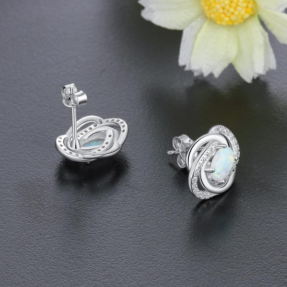 Spiral Pattern Ear Stud Women Ear Jewelry