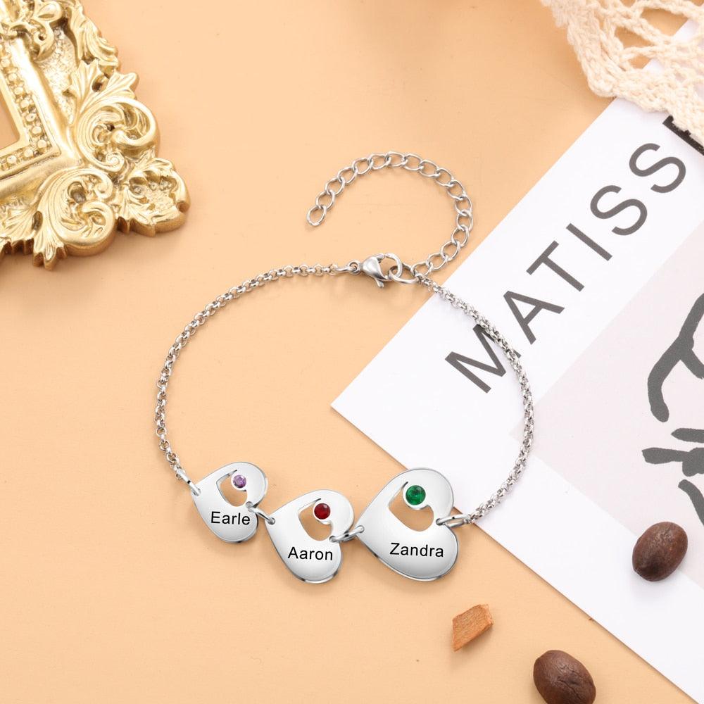 Stainless Steel Bracelet- Personalized Bracelet for Women