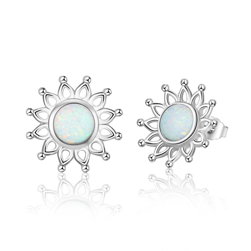 Sun Flower Shape Women Ear Stud Suitable For Girls Of All Ages