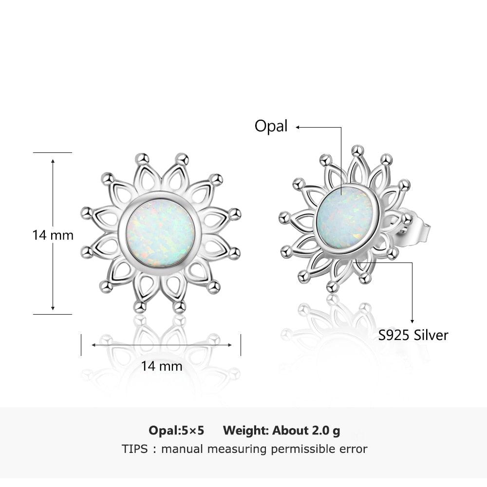 Sun Flower Shape Women Ear Stud Suitable For Girls Of All Ages