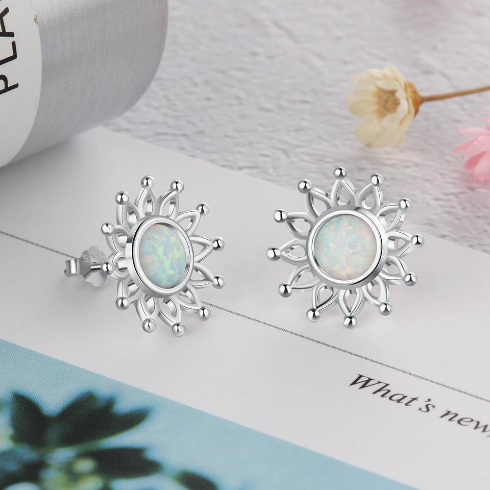 Sun Flower Shape Women Ear Stud Suitable For Girls Of All Ages